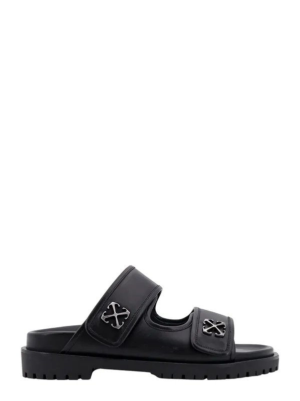 Leather Sandals - Off-White