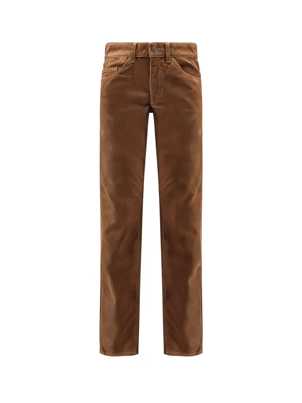 Kelsie Leather-Alternative Material Trousers