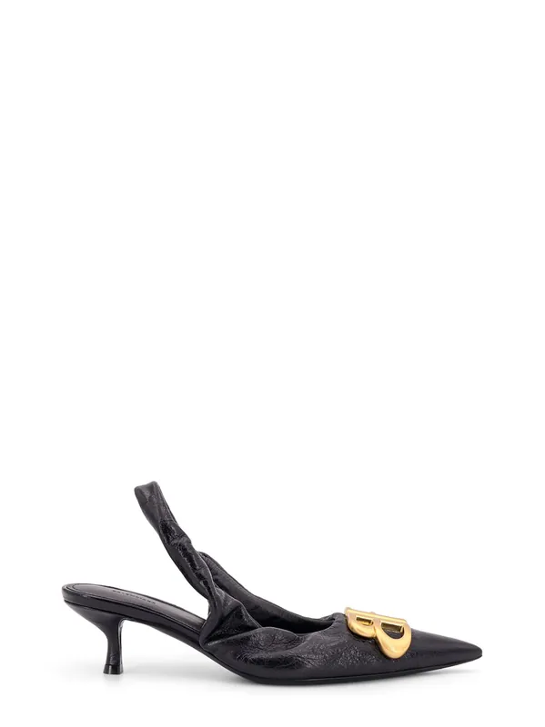 Monaco Arena Leather Slingback - Balenciaga