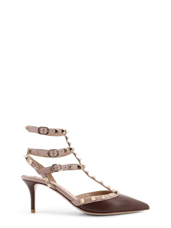 Rockstud Valentino Garavani Leather DéColleté Slingback