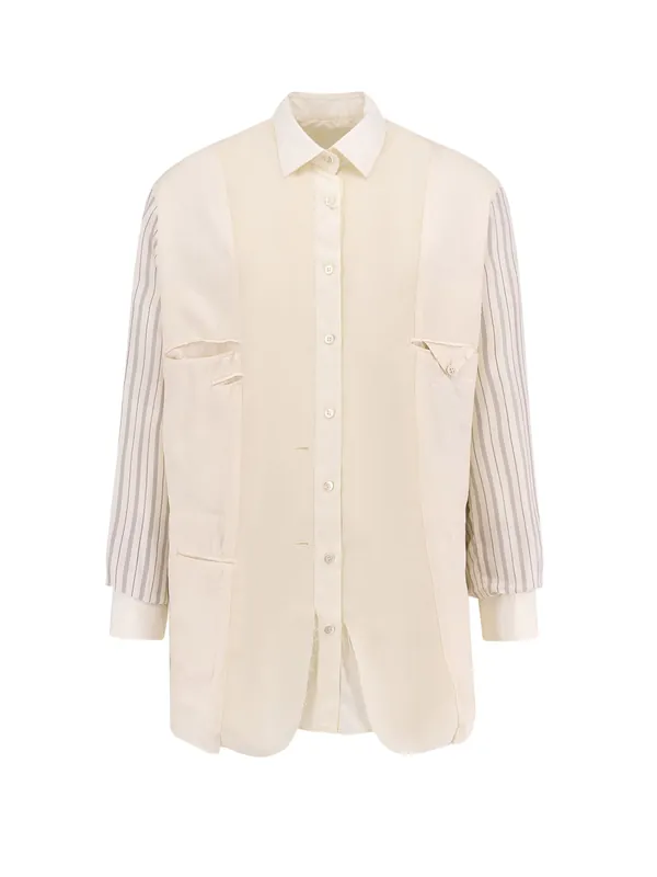 Anonymity Of The Lining Reversible Wool Blend Blazer - Maison Margiela