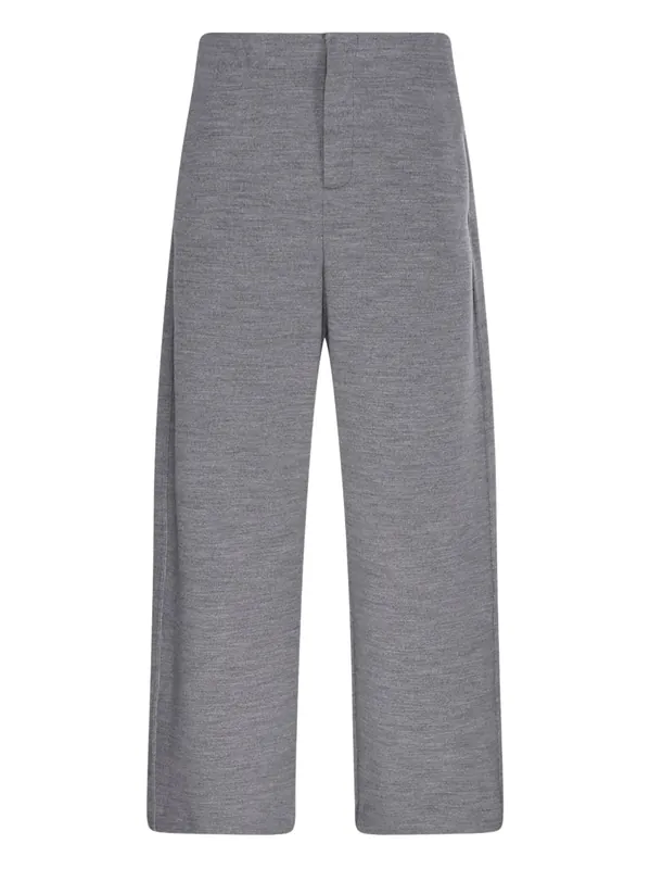 Wool And Cotton Trousers - Max Mara Pure