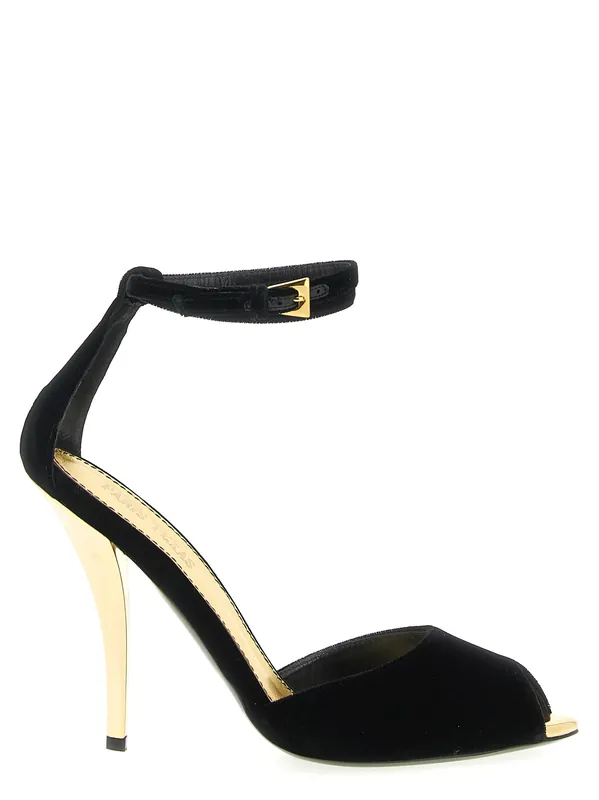 Jessica Sandals Black - Paris Texas
