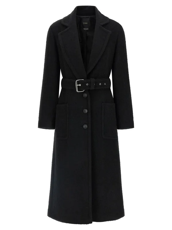 Cerfoglio Coats And Trench Coats Black - Pinko