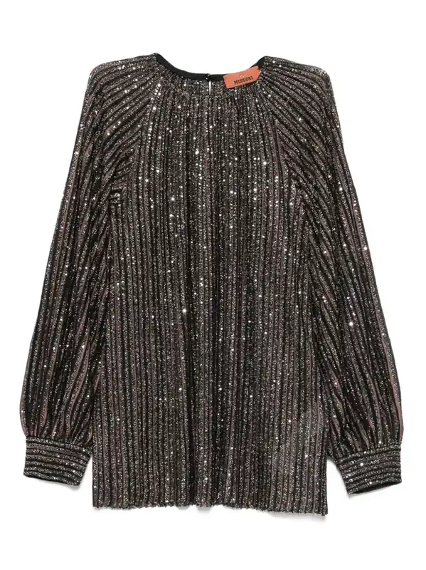 Striped Top With Sequins - Missoni