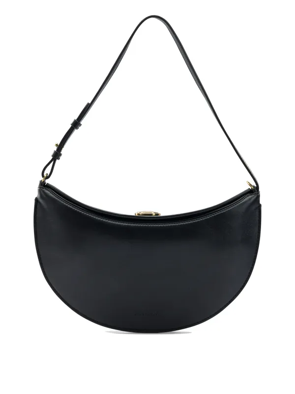 Le Petit Ovalo Shoulder Bags Black - Jacquemus