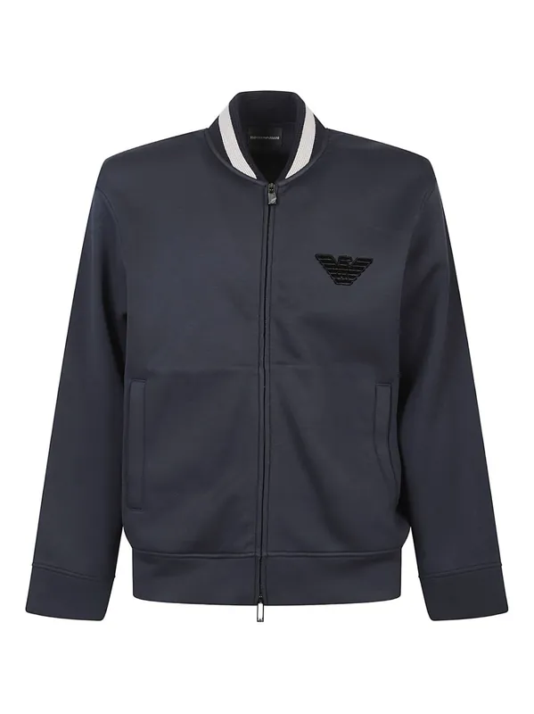 Logo Zipped Sweatshirt - Emporio Armani