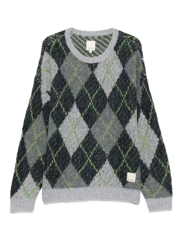 Wool Blend Crewneck Sweater - Emporio Armani