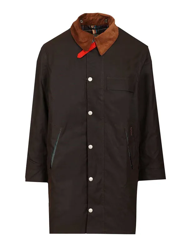 Barbour X Paul Smith Long Coat Jackets Brown