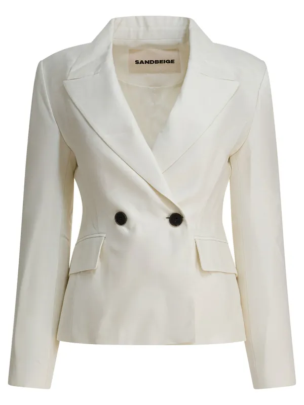 Jackets & Coats Jackets And Coats White - Sandbeige