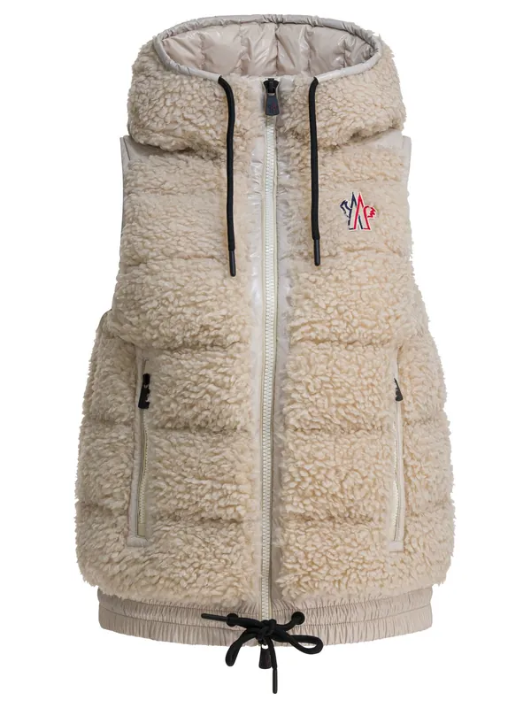 Teddy Jackets And Coats Beige - Moncler Grenoble