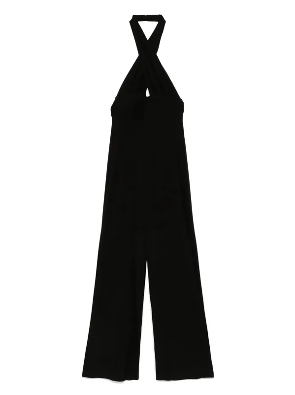 One-Piece Jumpsuit With Open Back