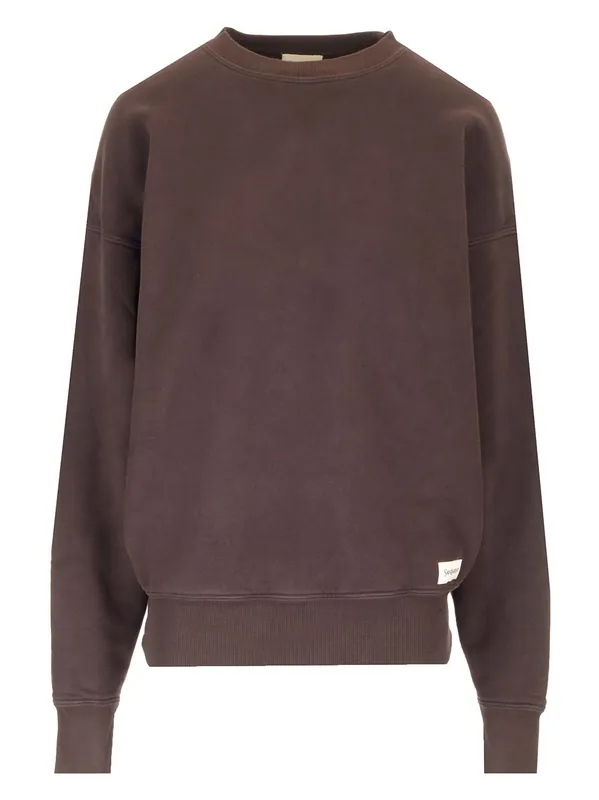 Crewneck Sweatshirt Knitwear Brown - Saint Laurent