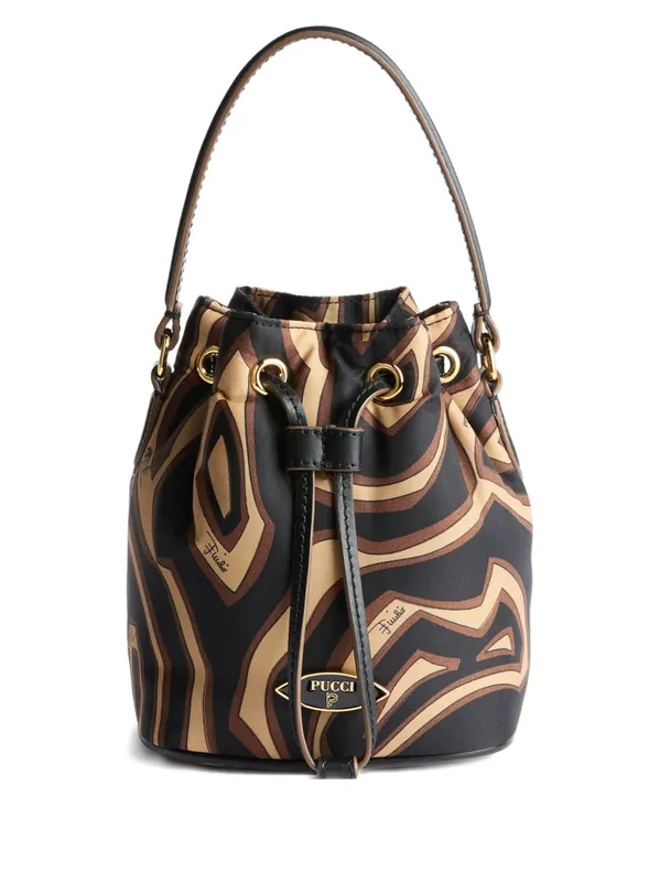 Printed Bucket Bag - Pucci