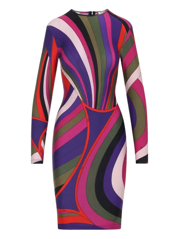 Printed Midi Dress - Pucci