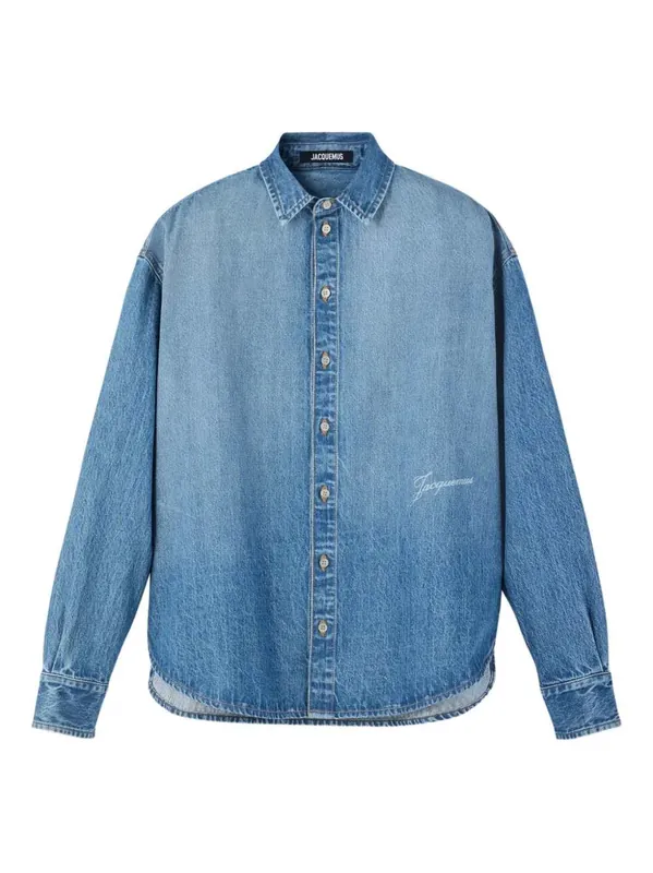 Button-Down Denim Shirt