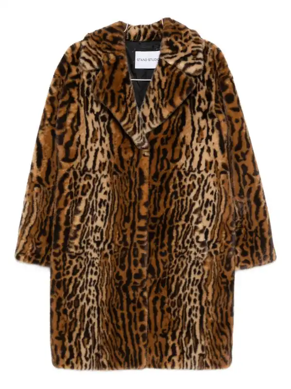 Camille Faux Fur Coat - Stand Studio