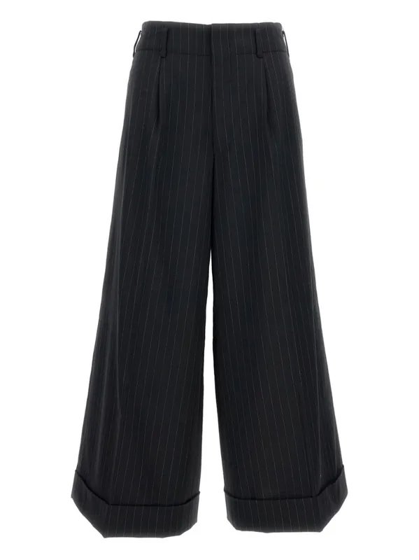 Wool Blend Trousers - Comme Des Garçon