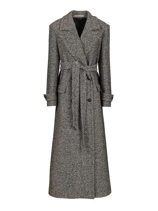 Double-Breasted Coat Julia Coats Grey