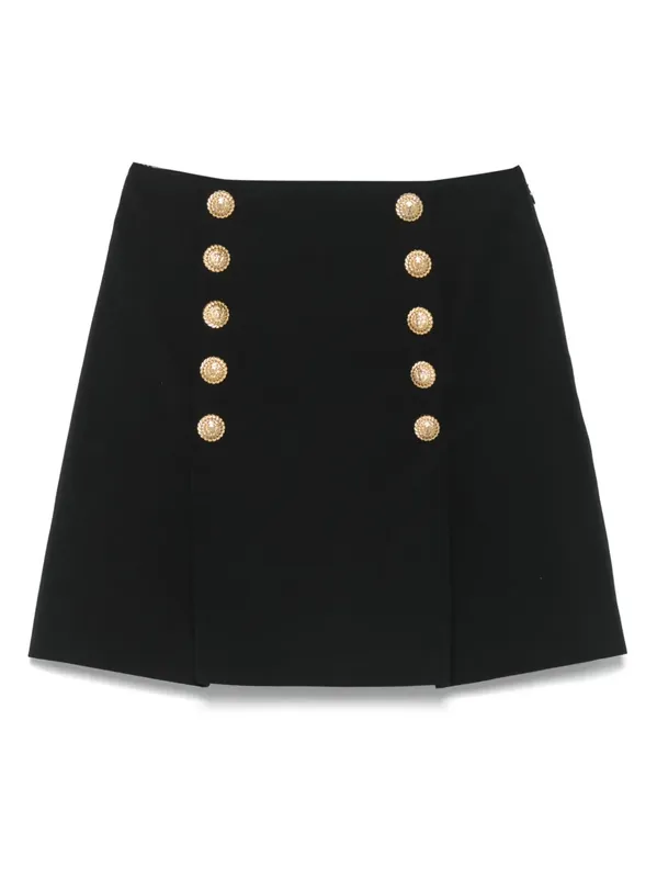 Virgin Wool Skirt - Balmain