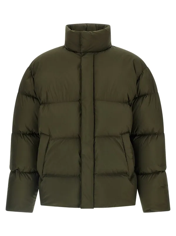 Padded Down Jacket Puffer Jackets Green - Saint Laurent
