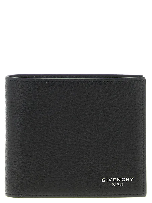 Leather Grain Wallet Wallets And Card Holders Black - Givenchy