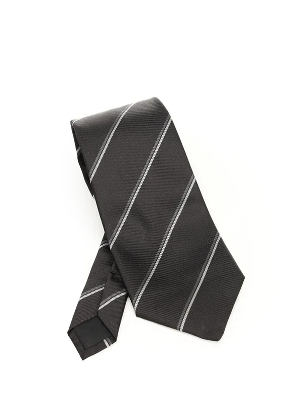 Wide Tie Ties And Bow Ties Black - Saint Laurent