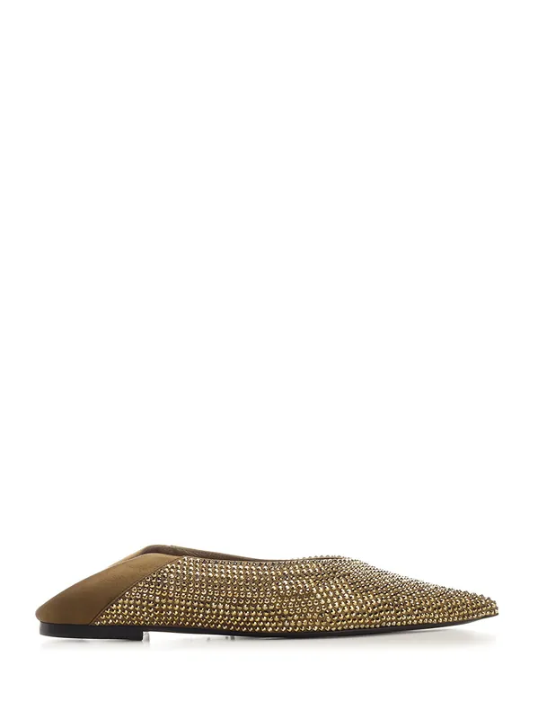Nour Scarpe Basse Beige - Saint Laurent