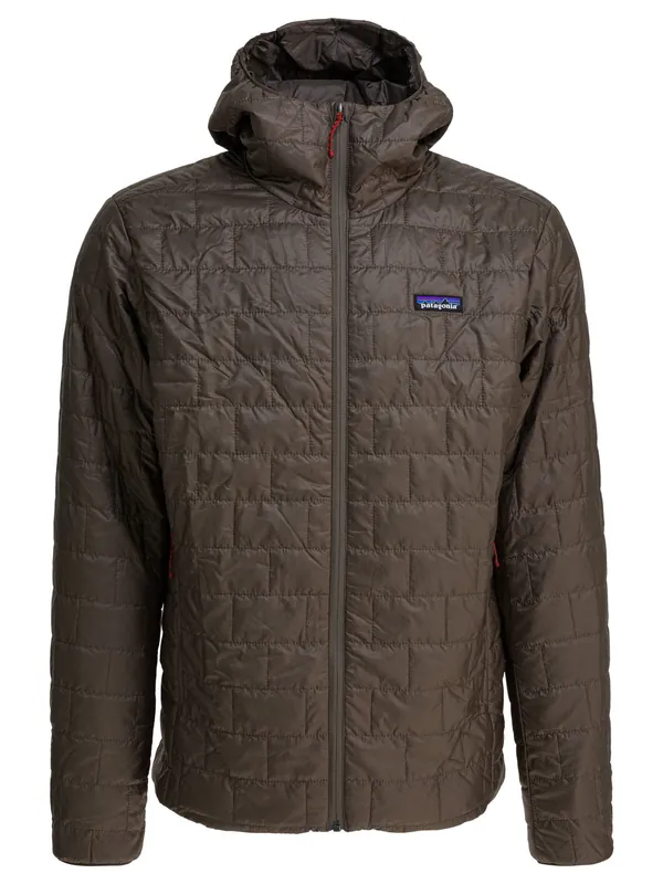 Nano Puff Hoody Jackets And Coats Brown - Patagonia