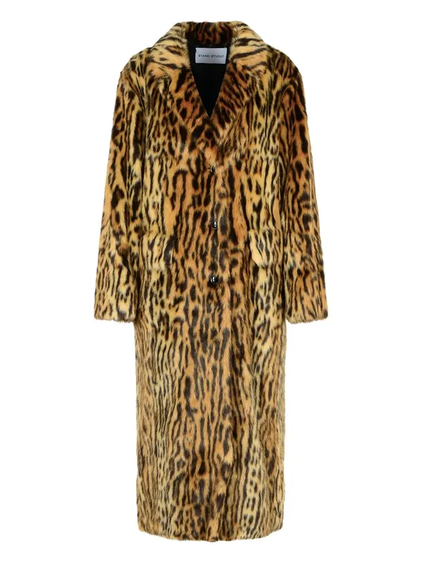 Marceline Faux Fur Coat - Stand Studio