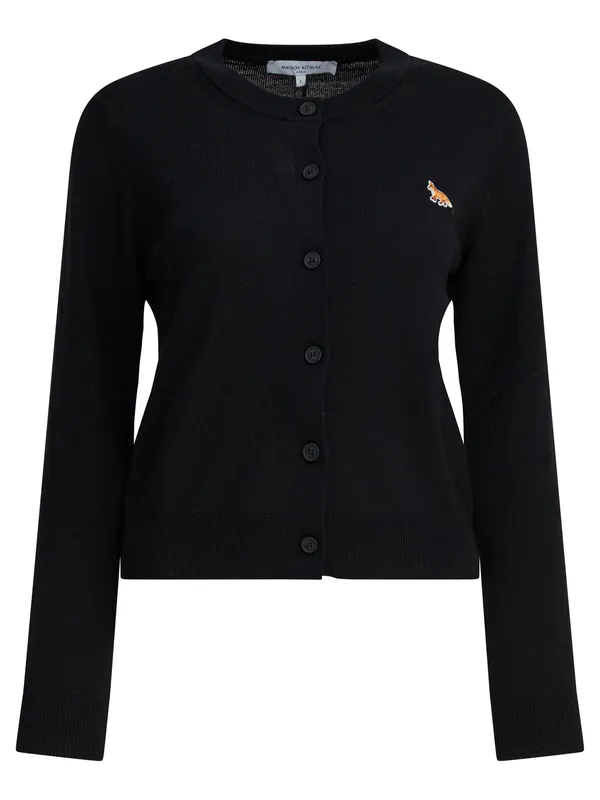 Baby Fox Knitwear Black - Maison Kitsuné