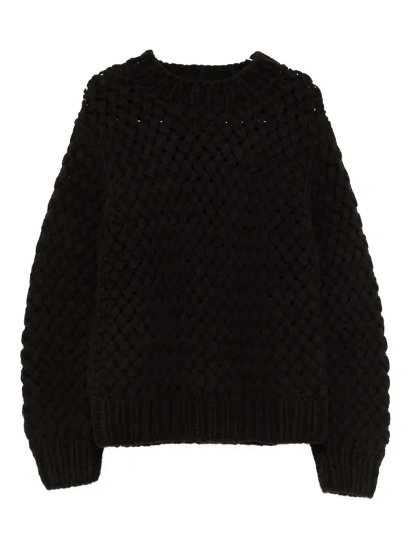 Motel 2710 M.K. Sweater Dbrn - Dries Van Noten