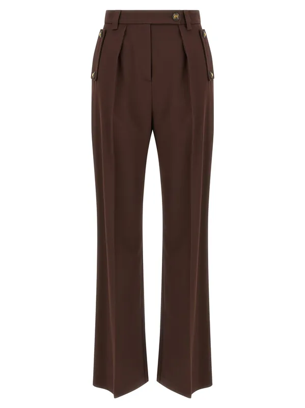 Palazzo Pants Brown - Elisabetta Franchi