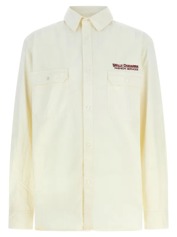 Corcoran Shirt And Blouse Beige - Willy Chavarria