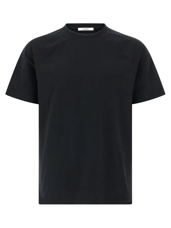 Satin Insert T-Shirt White/Black