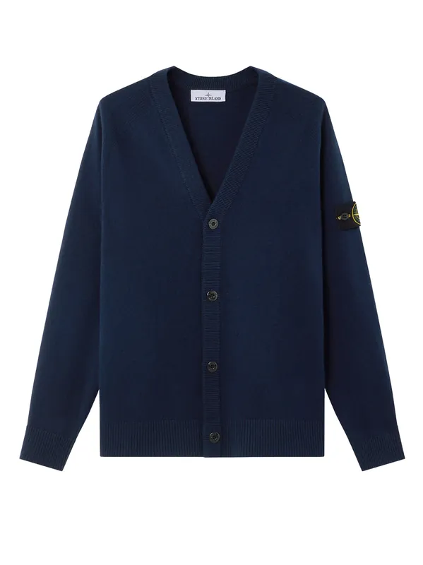 Certified Virgin Wool Cardigan - Stone Island