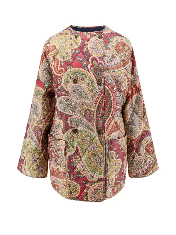 Reversible Padded Multicolor Jacket - Etro