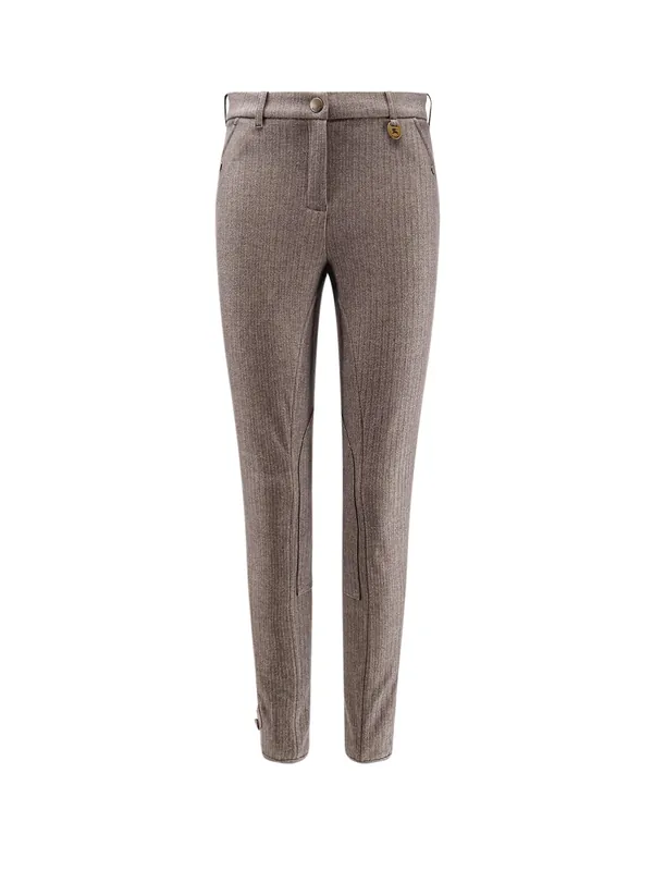 Anne Stretch Cotton Leggings - Burberry