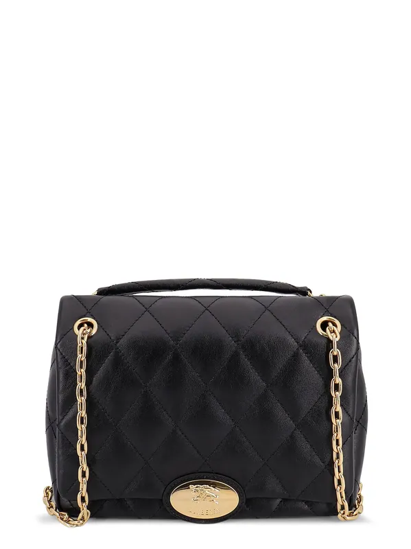 Matelassé Leather Shoulder Bag - Burberry