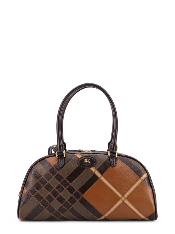 Highlands Bowling Medium Leather Handbag - Burberry