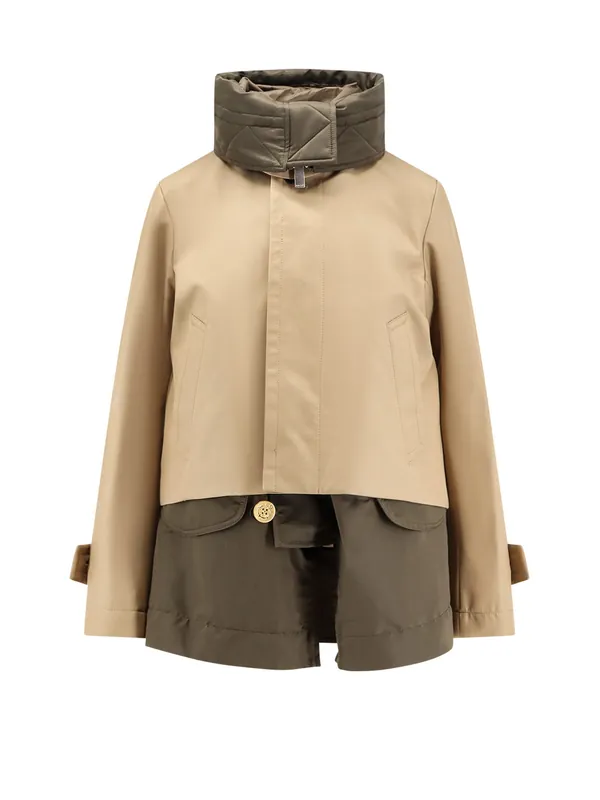 Cotton And Nylon Jacket - Sacai