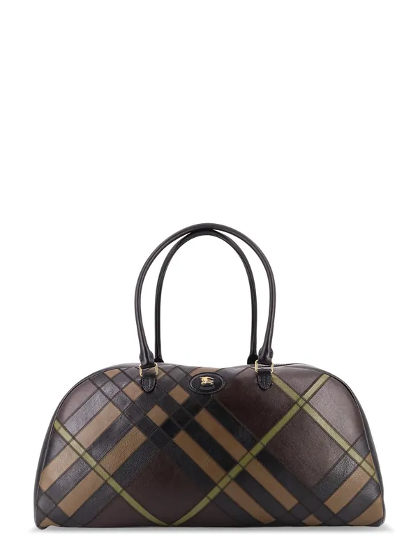 Bowling Highlands Extra Large Leather Bag - Burberry