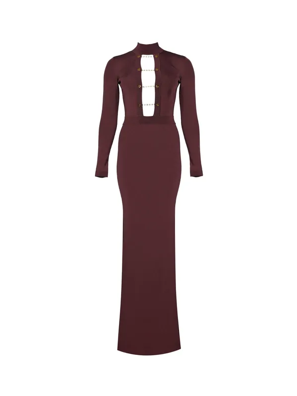 Stretch Knit Long Dress - Elisabetta Franchi
