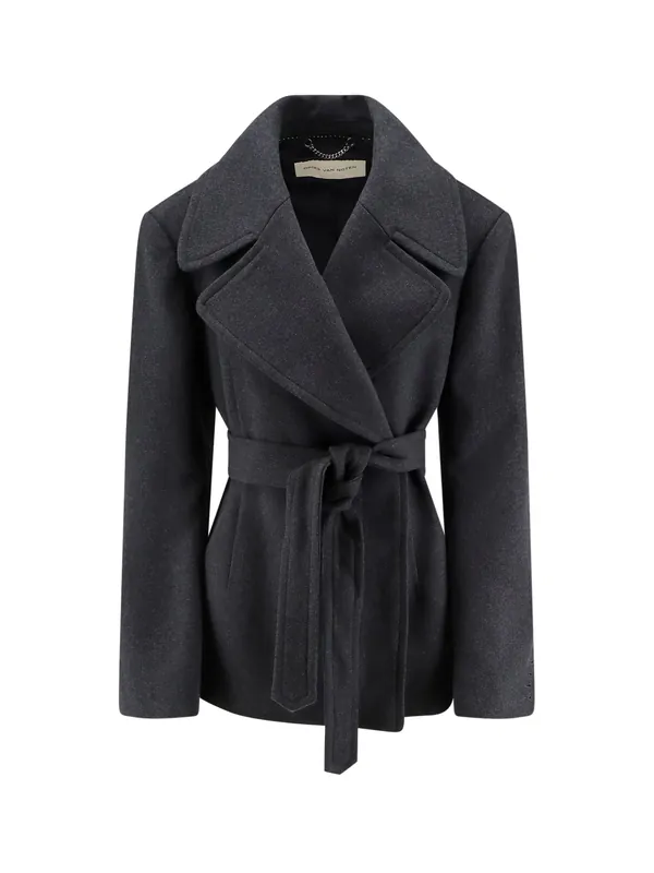 Cotton Blend Coat - Dries Van Noten
