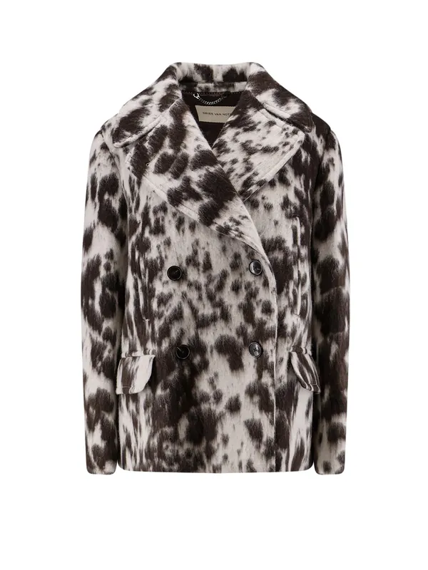 Vafel Wool And Alpaca Coat - Dries Van Noten
