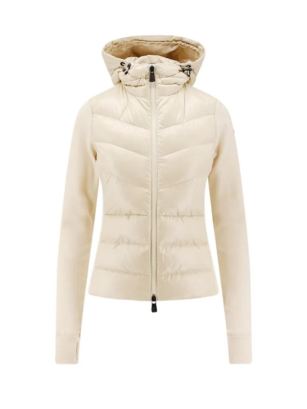 Nylon Down Jackt With Fleece Inserts - Moncler Grenoble