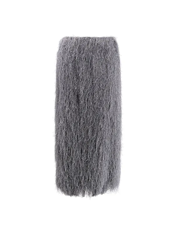 Sokna Skirt With Fringes - Dries Van Noten