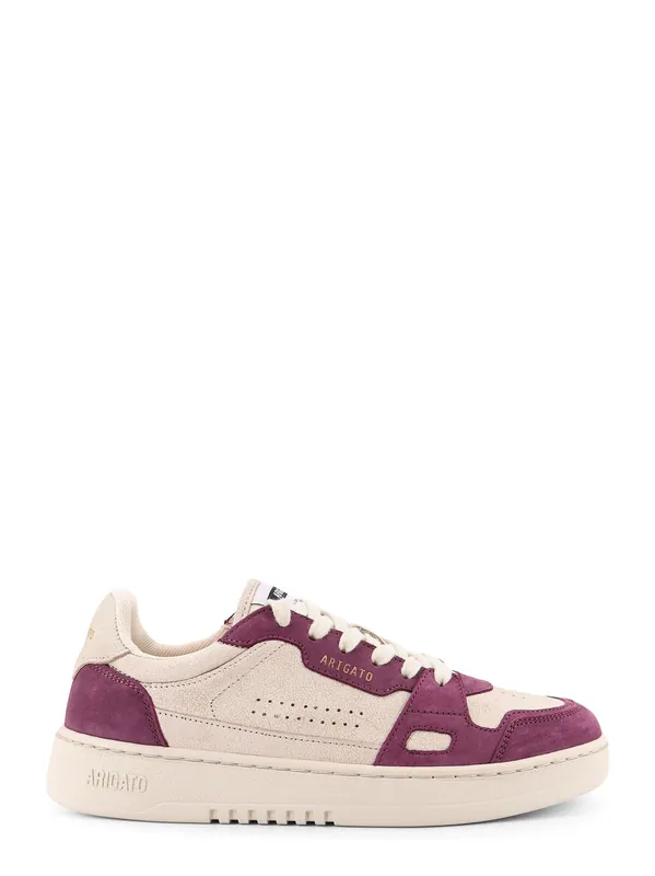 Dice Lo Low-Top Suede And Leather Sneakers