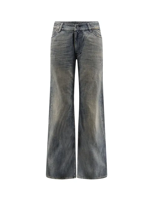 Curved Waist Pants Jeans - Balenciaga