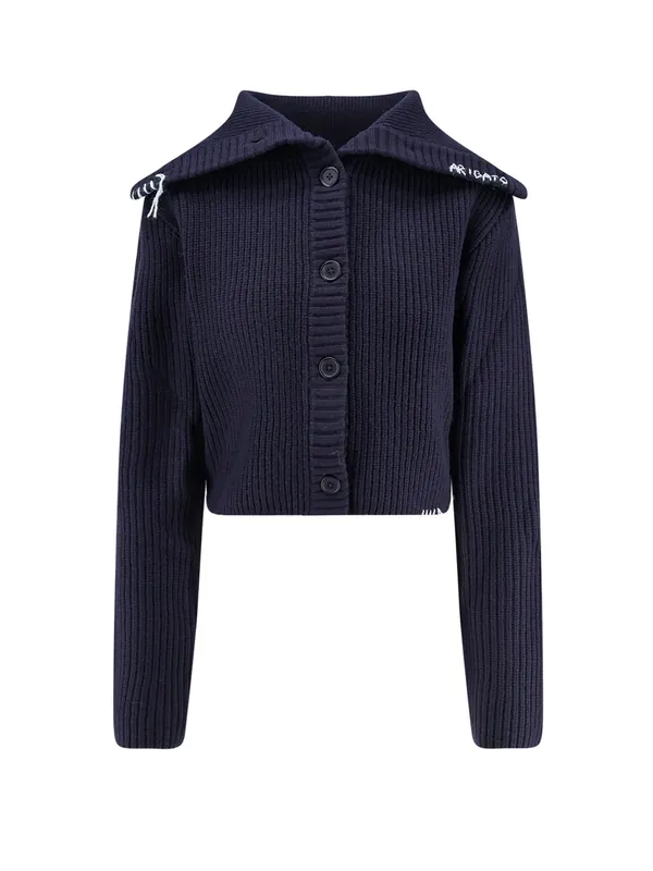 Celin Ribbed Wool Blend Cardigan - Axel Arigato